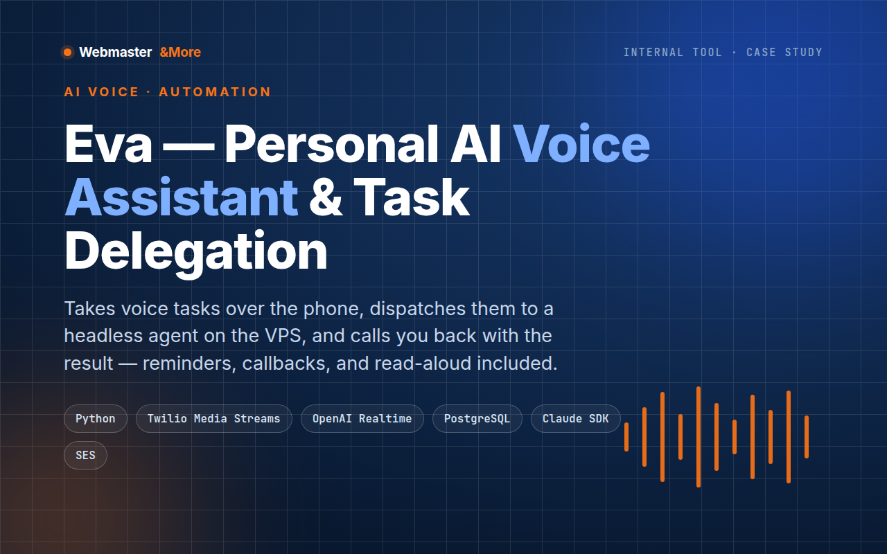 Eva — Personal AI Voice Assistant